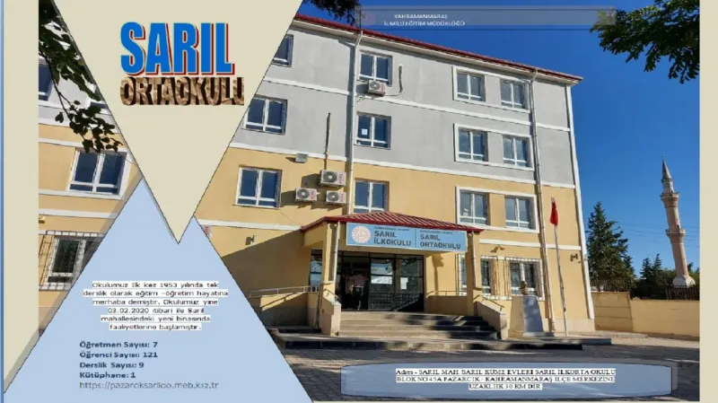 Kahramanmaraş Sarıl Ortaokulu - Kahramanmaraş Ortaokulları